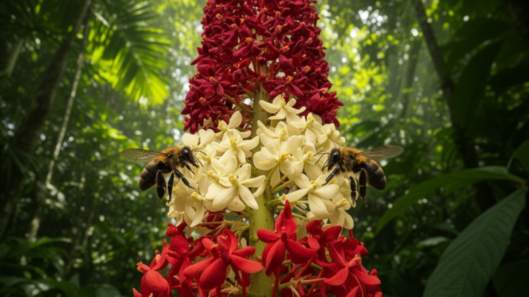 Rare Rainforest Tree's Flowers Turn Red to Steer Bees Toward Rewards