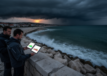 One Croatian estuary, one storm, and the math that couldn't agree on a flood