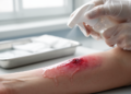 Spray-on hydrogel kills wound bacteria with light-activated framework