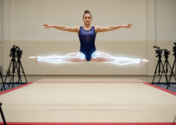 Markerless Judging Support System Matches Gold-Standard 3D Motion Capture in Gymnastics Split Angles