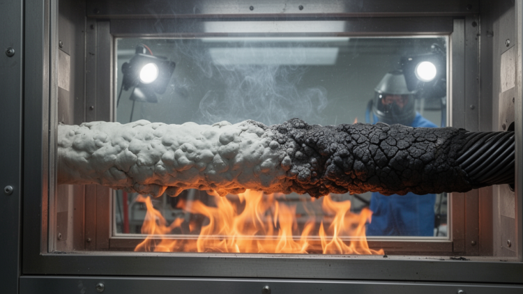 Fire-retardant coatings buy power cables precious minutes in blaze tests