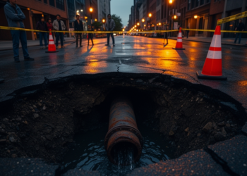 Pipeline leakage dominates urban road collapse risk, machine learning study finds