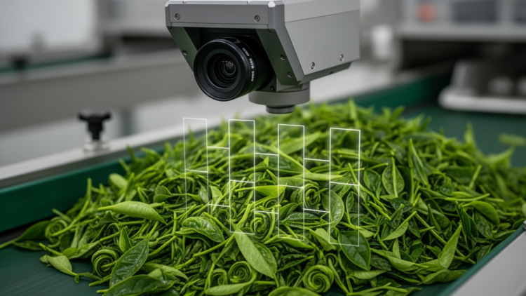 Reworked YOLO neural network sees through tangled fresh tea leaf clusters