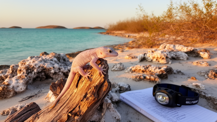 Hidden gecko hitchhikers: First full survey reveals the secret reptile life of Saudi Arabia's Gulf islands
