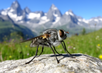 Enigmatic robber fly lost for decades rediscovered in the Swiss Alps