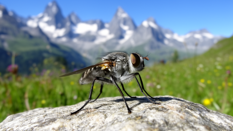 Enigmatic robber fly lost for decades rediscovered in the Swiss Alps