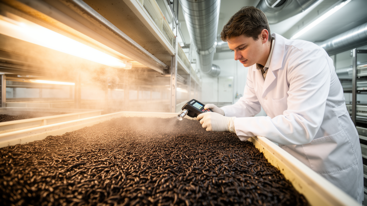 Insect protein farms emit a surprising mix of odor compounds, study finds