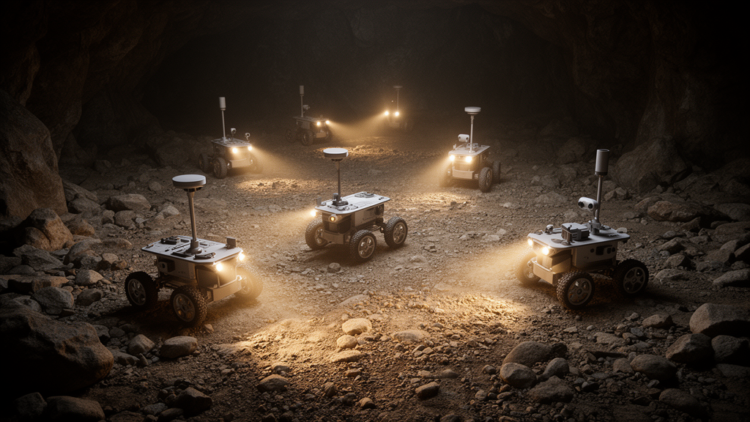 Crayfish-Inspired Algorithm Helps Robot Teams Map Unknown Terrain Faster