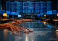 Geopolitical Conflicts Reshape the Hidden Network Wiring of Stock Markets