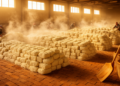 Bacterial teamwork and a single metabolite drive the fierce heat of Daqu fermentation