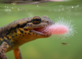 Tiny Ciliates Carpet the Tongues of Smooth Newts, Threatening Their Suction Feeding
