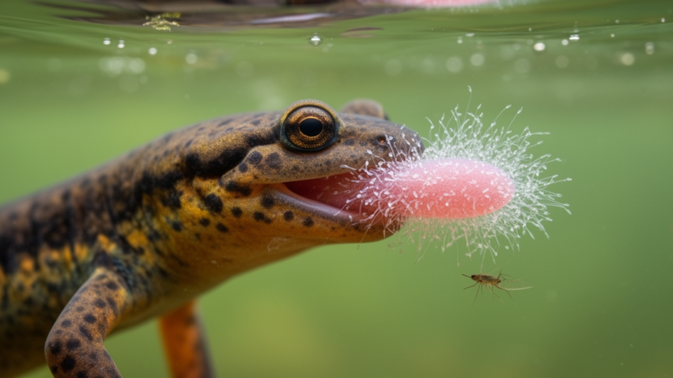 Tiny Ciliates Carpet the Tongues of Smooth Newts, Threatening Their Suction Feeding
